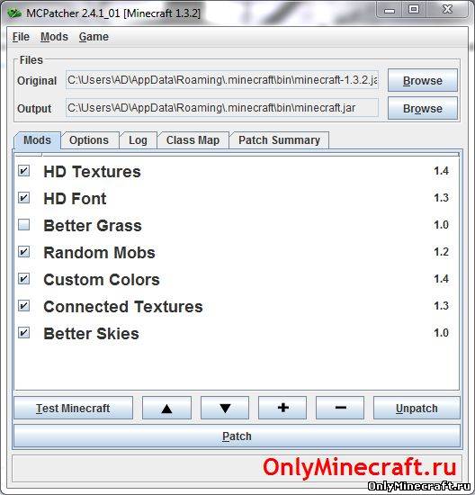 MCPatcher HD v2.4.4_01